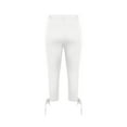 thumbnail image 4 of Cethrio Girls Capri Leggings, Athletic Stretch Elastic Waist Dance Summer Pants White Size 8-9 T, 4 of 8