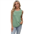 thumbnail image 1 of Blusas Sin Mangas para Mujer, Color Verde Frijol, Talla XXL, 1 of 10