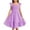 Purple, variant on FhsagQ Girls Summer Dresses Smocked Sleeveless With Pockets (White Size 5-6 Years)