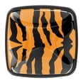 thumbnail image 1 of 4 Pcs Square Cabinet Handle Cupboard Knob Drawer Pulls Handle Tiger Skin Texture Drawer Knobs with Screws Furniture Decoration, 1 of 5