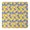 Yellow Lemon Fruit-2, variant on Yellow Lemon Fruit Flowers Yellow Pattern Square Fitted Tablecloth with Elastic Edge,Square Table Cover,Washable Elastic Table Cover for Home Kitchen Party Decor 34"x34"