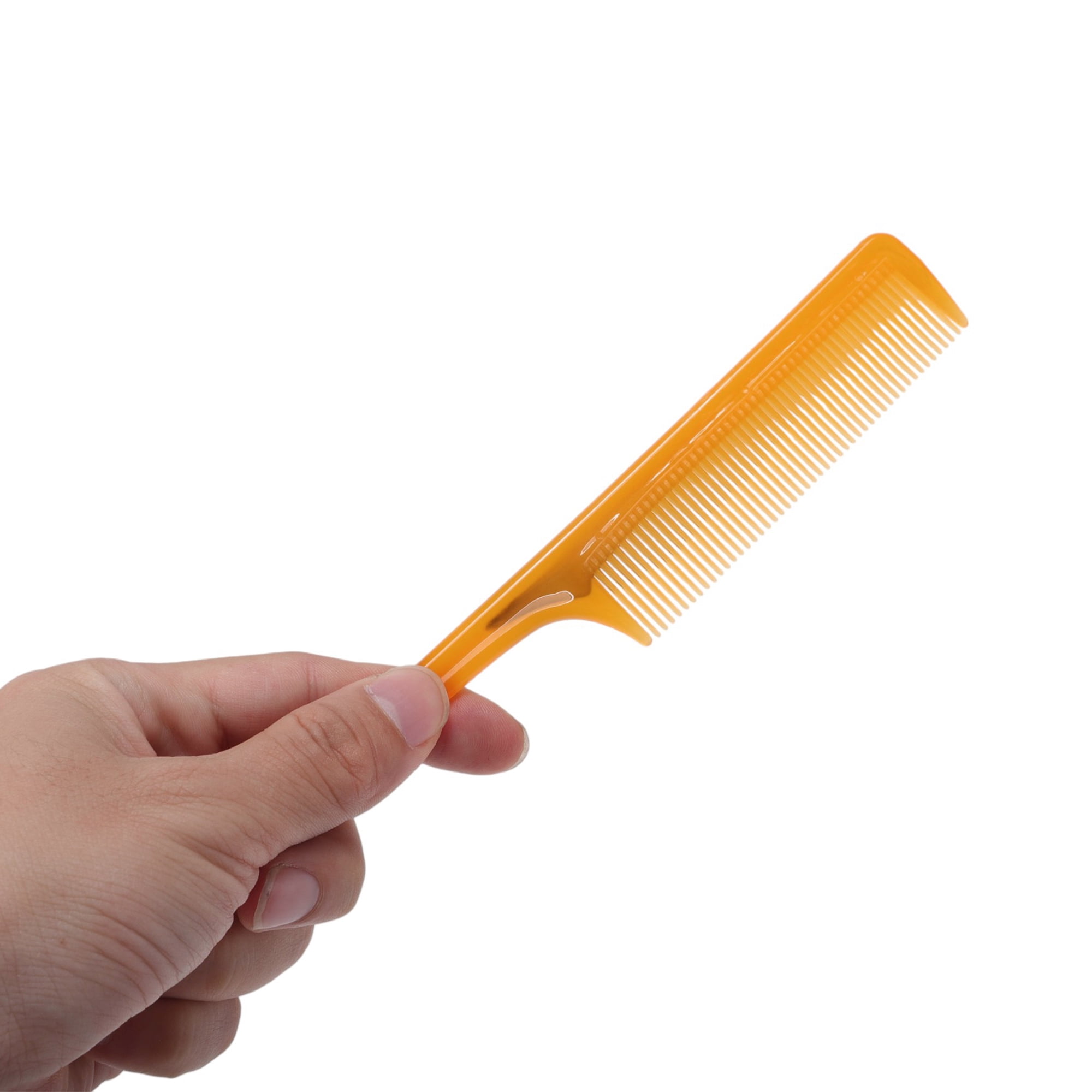 Unique Bargains 1Pc Women Comfortable Tendon Comb for Curly Hair in Vibrant Orange Color