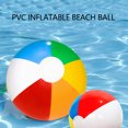 thumbnail image 4 of Ball Inflatable Beach Ball Children Water Play Toy Ball Multicolor PVC Beach Ball, 4 of 8