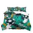 thumbnail image 1 of Football Printing Bedding Set Baseball Soccer Basketball Pattern Duvet Cover Set Home Bedroom Decor Bed Linens Bedclothes, 1 of 1
