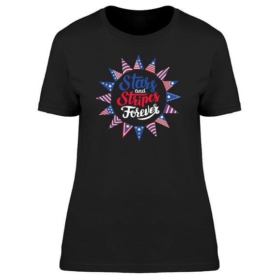 Patriotic Frame With Quote T-Shirt Women -Image by Shutterstock, Female Medium