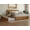 Light Toffee, variant on AFI Portland Twin XL Wood Platform Bed with Footboard and Twin XL Trundle, Light Toffee