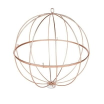 Gold Geometric Metal Sphere 12In - Home Decor - 1 Piece