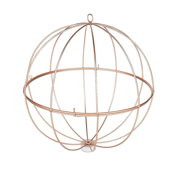 Gold Geometric Metal Sphere 12In Home Decor 1 Piece