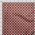 thumbnail image 4 of oneOone Rayon Maroon Fabric Check Sewing Material Print Fabric By The Yard 56 Inch Wide, 4 of 4
