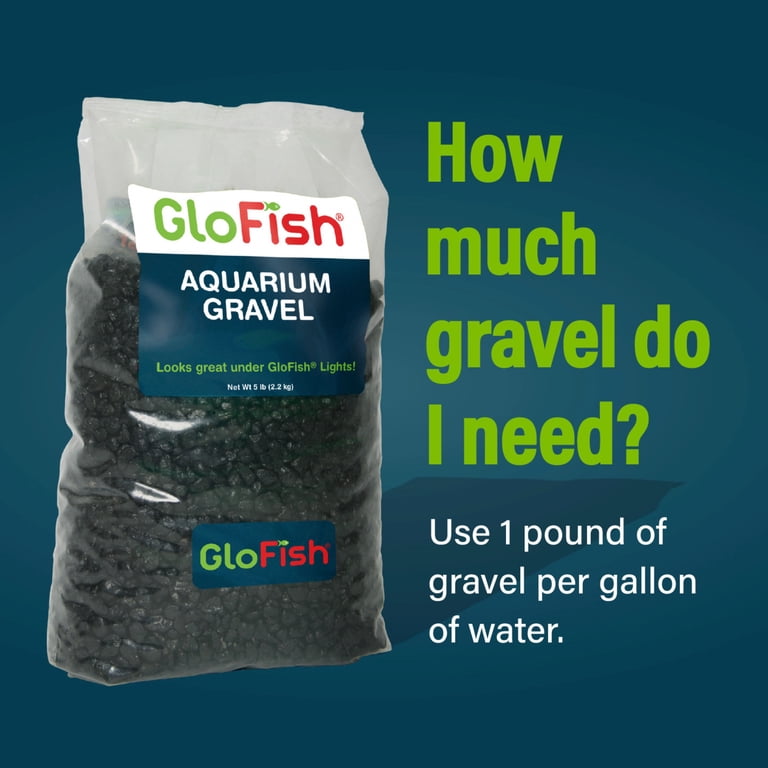 GloFish Aquarium Gravel, Black, 5 lb photo 3