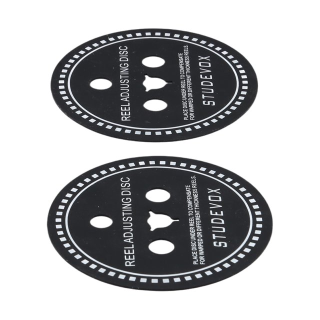 2 uds para Trident/NAB adaptador espaciador para Revox Studer Revox/Teac (0,8mm)