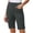 A_ Gray, variant on PWPSG Womens High Waist Straight Leg Bermuda Shorts, Front Patch Pockets with Button Fly, Classic Cut for Daily Commute Wear Pink XXL