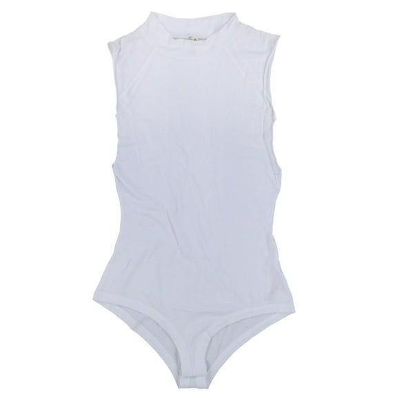 Free People Womens Sleeveless Body Suit Top Cotton White Xs New Nwt