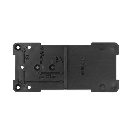 

FTjfrsbc 26mm 35mm Hinge Hole Drilling Guide Door Cabinet Opener Locator (Black)