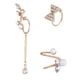 thumbnail image 5 of 3Pcs Nueva Lady Ear Stud Earring Girl Banquet Decor, 5 of 9