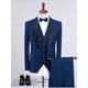 thumbnail image 4 of Traje ajustado para hombre, 3 piezas, chaqueta, chaleco, pantalones, esmoquin de boda para hombre, traje formal para boda, padrinos de boda, baile de graduación, cena, trajes de negocios, 4 of 5