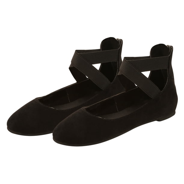 GOOHOCHY 1 par de mocasines transpirables Ocio Zapatos delgados Zapatos planos de suela plana Zapatos femeninos de cuatro estaciones para mujeres (tamaño 37 6.5US, 4UK, 37.5EU, 9.2355 pulgadas)