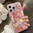 thumbnail image 1 of Laser Dazzling Pleated Aurora Water Ripple Phone Case For iPhone 16 15 14 13 12 11 Pro Max XS XR 7 8 Plus Fantasy Glitter Cover tzw, 1 of 5