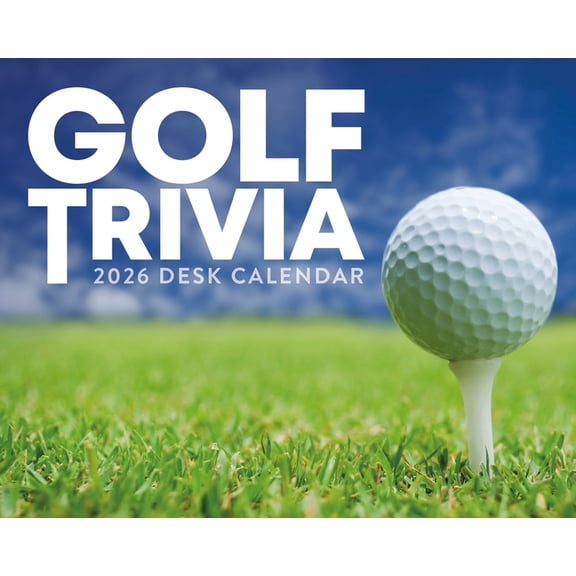 2026 Golf Trivia Box Calendar, (Paperback)