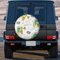 thumbnail image 3 of Kdxio Dinosaur on Excavator for Tire Cover Wheel Protectors Tyre Covers Weatherproof Wheel Covers Universal Fit for Trailer Rv SUV Truck Camper Travel Trailers 16 inch, 3 of 8