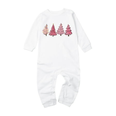 

GEZHEN Fully Printed Chrysanthemum Suspender Triangle Romper Double-Sided Wrinkle Baby Sling Top Newborn Baby Girl Romper Long Sleeved Christmas Solid Color Harness Outside Bodysuit Romper Jumpsuit