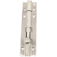 thumbnail image 4 of ssiskcon 10mm x 4" Inch Barrel Bolt Stainless Steel Long Door Surface Dutch Slide Lock Interior Sliding Latch (With Screws) Satin Ball Knob Heavy 32D(630) Round Section Defender Security(Pack Of 5), 4 of 9