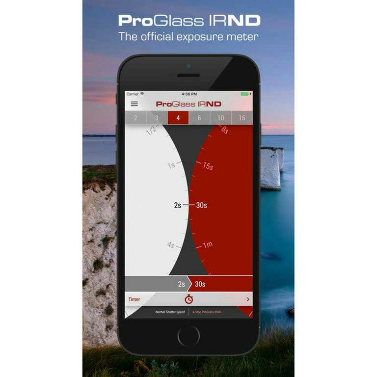 Lee Filters ProGlass 100x100mm IRND Stop ND Glass Filter