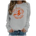 thumbnail image 2 of Qiopertar Mode Femmes T-Shirt à Manches Longues Col Rond Imprimé Chandail en Molleton Blouse Hauts Liquidation Livraison Gratuite à Moins de 5$ jusqu'à 90 % de Réduction, 2 of 5