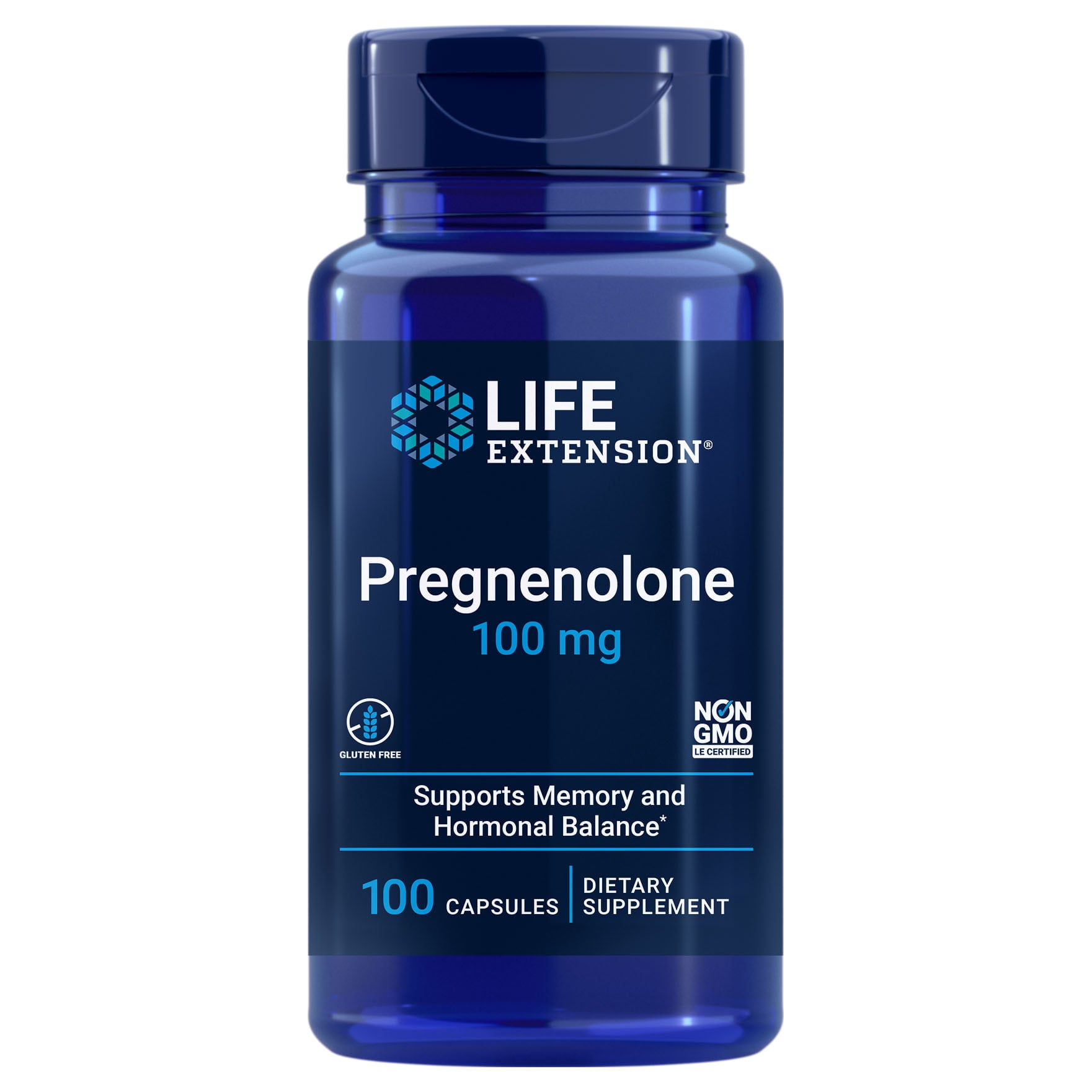 Life Extension Pregnenolone, 100 mg Hormone Balance, AntiAging
