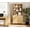Oak, variant on WAMPAT Modern 71 Inches Tall Bookcase with 3 Drawers, 3-Tier,Light Oak
