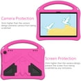 thumbnail image 5 of ELEHOLD Rugged Case for Walmart Onn 12.1 Inch Pro Tablet 2024 (Model:100146663) Kids Friendly EVA Full Body Protective with Kickstand Handle Grip Shockproof Anti-Scratch Case, Rose, 5 of 7