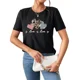 thumbnail image 1 of Playera De Mujer Patrón Ropa Casual Elegante Negra Moda Cita, 1 of 8