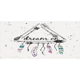 thumbnail image 4 of Indie Piggy Bank, Boho Style Arrows Triangle Shape Dream Hand Writing Feathers, Ceramic Coin Bank Money Box for Cash Saving, 3.6" X 3.2", White Black, by Ambesonne, 4 of 4