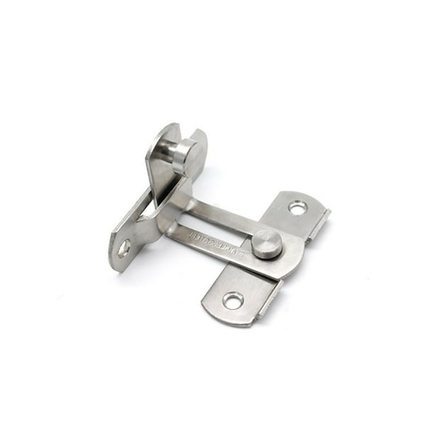 90 Degree Hasp Latches Stainless Steel Sliding Door Chain Locks Security Tools Hardware Window Cabinet Hotel Home Walmart Com