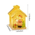 thumbnail image 3 of RXIRUCGD Mini Christmas House Ornament Luminous Holiday Decor PVC Small Gift for Festive Tabletop Mantel and Winter Home Decoration, 3 of 6