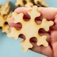 thumbnail image 3 of 24pc Unfinished Blank Wooden Snowflake Shapes - for Christmas Crafts - Factory Direct Craft, 3 of 7