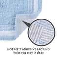 thumbnail image 5 of Better Homes & Gardens Bordered Striped 2-Pack Bath Rug Bundle, Blue Drop, 20” x 30”, 5 of 8