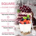 thumbnail image 3 of JMIATRY 100PCS 5OZ Clear Plastic Dessert Cups with Lids and Spoons 150ML Mini Parfait Cups with Lids Pudding Cups Mini Dessert Cups for Party Appertizer, Finger Food, Parfait, Yogurt. Mousse, 3 of 7