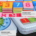 thumbnail image 3 of Muti 6 in 1 Muti Funcitional Counting Sticks Weather Week Math Clock Cognition Games Toys Educational Learning Kids Preschool Wooden Toys, 3 of 8