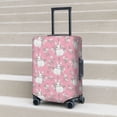 thumbnail image 3 of Wukai Rabbit And Flower Elastic Luggage Cover: Personalized Protection for Your Suitcase - Fits 19~29-inch, Washable & Durable Travel Companion-Medium, 3 of 8