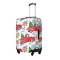 thumbnail image 2 of Bingfone Watercolor Red Truck And Fir Tree Luggage Cover Washable Suitcase Cover Protector Anti-Scratch Suitcase Cover Fits 18-32 Inch Luggage (without luggage), 2 of 9