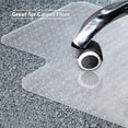 thumbnail image 4 of Office Chair Mat with Lip Anti-Slip Spiked, 30" x 48" PVC Transparent Desk Chair Mat Carpet Protector for Home Office, Easy to Clean, 4 of 8
