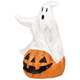 thumbnail image 3 of Adorno Fantasma Sobre Calabaza Halloween Decoración Clásica Vintage, 3 of 6