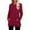 Hot Pink, variant on FDGIU Women's Ribbed Knit Pullover - Long Sleeve Crewneck Tunic Top, Fall Winter Casual Sweater