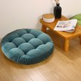 thumbnail image 4 of Thickened Cushion Corduroy Seat Pad 42cm Round Soft Chair Cushion for Floor Dining Chair Patio Use Multi-Purpose Home Decor Pillow with High Resilience Foam, 4 of 6