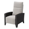 thumbnail image 1 of Fauteuil Inclinable de Patio en Osier à 150° à Plat – Dossier et Repose-Pieds Réglables, Pompe à Air, Table d'Appoint Rabattable, Coussin Amovible, Cadre en Acier Durable – Lounge Extérieur pour Jardin, Piscine et Terrasse – Rotin Brun et Terre, 1 of 8