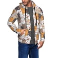 thumbnail image 3 of Zip Up Hoodies for Men - Cute Cats Long Sleeve Comfrt Men'S Fashion Hoodies & Sweatshirts, Jackets for Men Hoodies Pullover Clothing Clothes with Pouch, 3 of 5