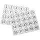 thumbnail image 1 of unbranded 40Ud Pegatinas Numéricas Auto Adhesivas Para Organización Y Clasificación Muebles, 1 of 6