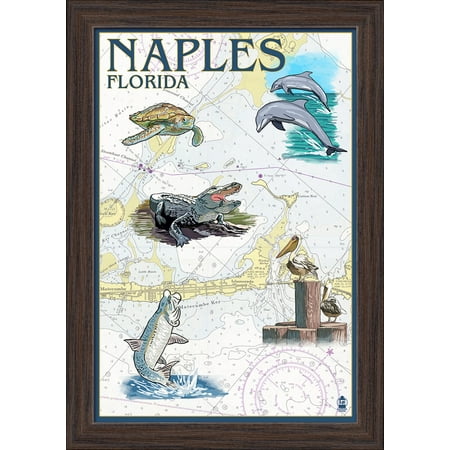naples florida nautical chart lantern press artwork nautical charts naples florida
