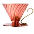 thumbnail image 1 of HARIO (Hario) V60 Copper coffee dripper coffee drip 1 to 4 cups for VDP-02CP HARIO NA, 1 of 2